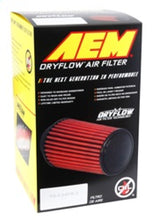 Load image into Gallery viewer, AEM 3.25 inch DRY Flow Short Neck 9 inch Element Filter Replacement