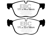 Load image into Gallery viewer, EBC 07-10 BMW X5 3.0 Yellowstuff Front Brake Pads