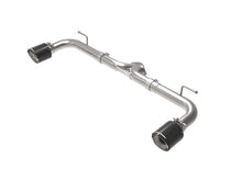 Load image into Gallery viewer, aFe Takeda 2-1/2in 304 SS Axle-Back Exhaust w/ Carbon Fiber Tips 14-18 Mazda 3 L4 2.0L/2.5L