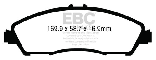 EBC 14+ Acura MDX 3.5 Ultimax2 Front Brake Pads
