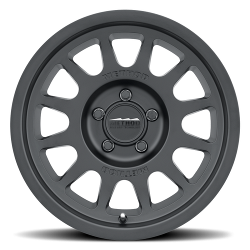 Method MR703 17x8.5 0mm Offset 5x5 71.5mm CB Matte Black Wheel