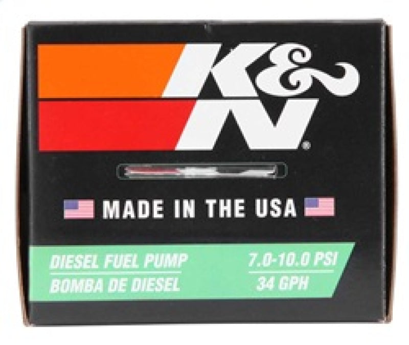 K&N Performance Electric Fuel Pump 9-11.5 PSI Diesel