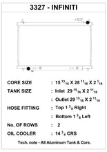 Load image into Gallery viewer, CSF 03-07 Infiniti G35 Radiator