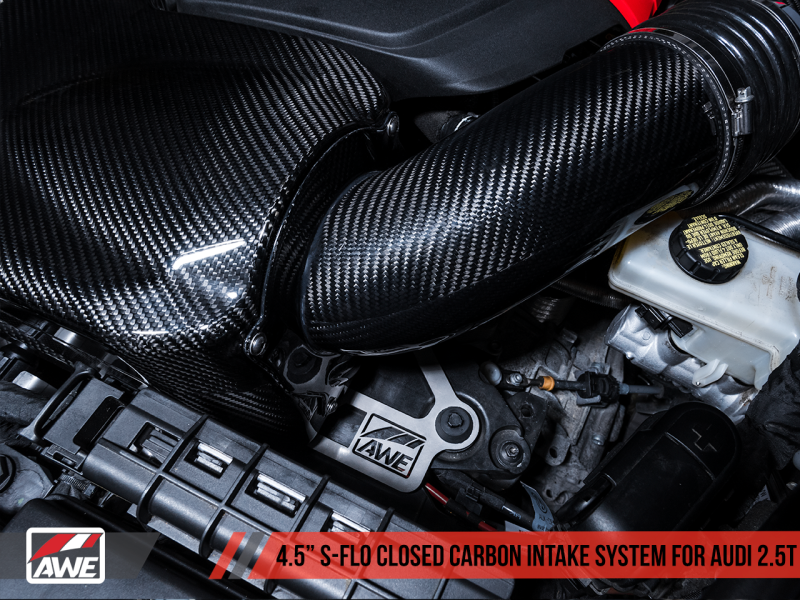 AWE Tuning Audi RS3 / TT RS S-FLO Closed Carbon Fiber Intake