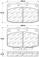 Load image into Gallery viewer, StopTech Performance 89-95 Mazda RX7 Front Brake Pads