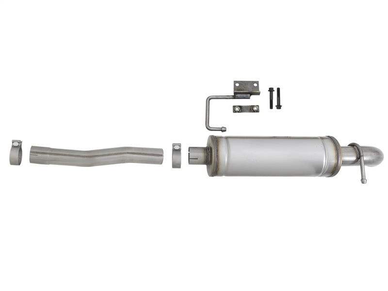 aFe Rock Basher 3in 409 SS Cat-Back Turn-Down Exhaust 12-18 Jeep Wrangler (JK) V6 3.6L/ 07-11 3.8L