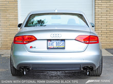 Load image into Gallery viewer, AWE Tuning Audi B8 / B8.5 S4 3.0T Touring Edition Exhaust - Diamond Black Tips (90mm)