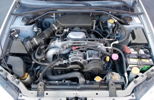 PERRIN 02-07 Subaru WRX/STi/Impreza / 04-08 Forester Front Strut Brace - Black