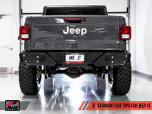 Load image into Gallery viewer, AWE Tuning 20-21 Jeep Gladiator JT 3.6L Tread Edition Cat-Back Dual Exhaust - Diamond Black Tip