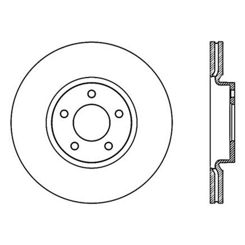 StopTech Power Slot 07-09 Mazdaspeed3 Slotted Left Front Rotor