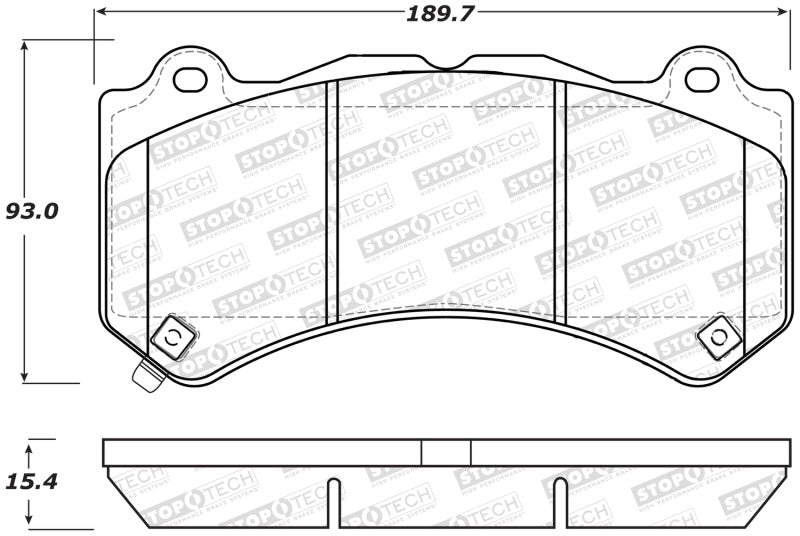 StopTech Street Brake Pads - Front