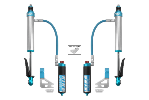 King Shocks 2022+ Toyota Tundra Rear 2.5 Dia Remote Reservoir Coilover & Adjuster (Pair)