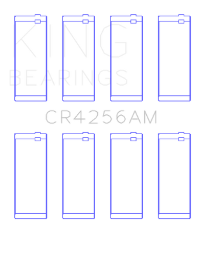 King Chrysler 148/148 Turbo DOHC 16V/Jeep 148 DOHC 16V Rod Bearing Set - Size +0.25mm