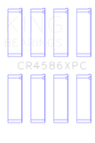 King Engine Bearings Mitsubishi 4B11T Performance Coated Rod Bearing Set - Size STD