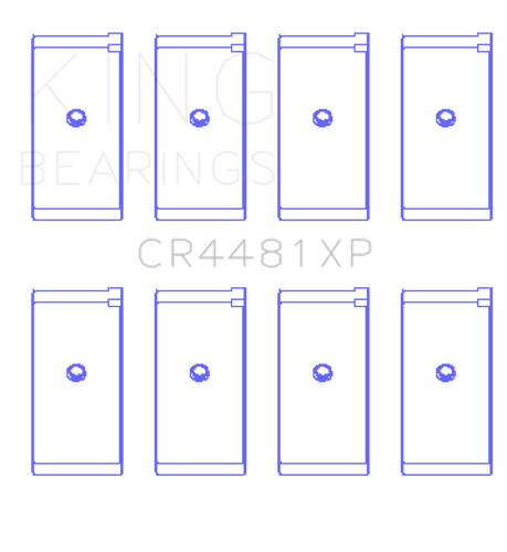 King Engine Bearings Mitsubishi 4G63/4G64 6 Bolt 1st Gen DSM Performance Rod Bearing Set - Size STD