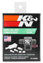 Load image into Gallery viewer, K&amp;N Performance Electric Fuel Pump 9-11.5 PSI Diesel