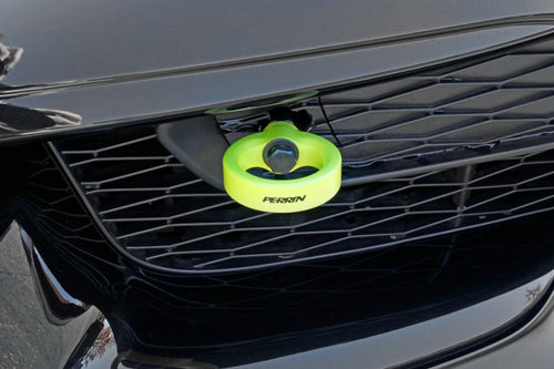 PERRIN 20-25 Toyota Supra Tow Hook Kit (Front) - Neon Yellow