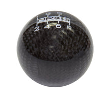 Load image into Gallery viewer, NRG Ball Style Shift Knob - Heavy Weight 480G / 1.1Lbs. - Black Carbon Fiber (6 Speed)