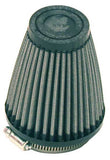 K&N Universal Rubber Filter 2 inch Top OD / 3.5 inch Base OD / 2.25 inch Flange ID / 4 inch Height