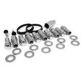 Race Star 14mm x 1.5 Open End 1.38in Shank w/ .875in Head  15+ Mustang Deluxe Lug Kit - 10 PK