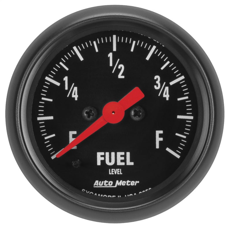 Autometer Z Series 0-280Ohm 2-1/16in. Programmable Fuel Level Gauge