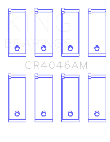 King Engine Bearings Acura D16A1 Rod Bearing Set - Size STD