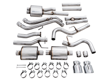 Load image into Gallery viewer, AWE 16-22 Toyota Tacoma 0FG Catback Exhaust w/ BashGuard - Dual Chrome Silver Tips