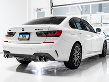 Load image into Gallery viewer, AWE Tuning 2019+ BMW M340i (G20) Non-Resonated Touring Edition Exhaust - Quad Chrome Silver Tips