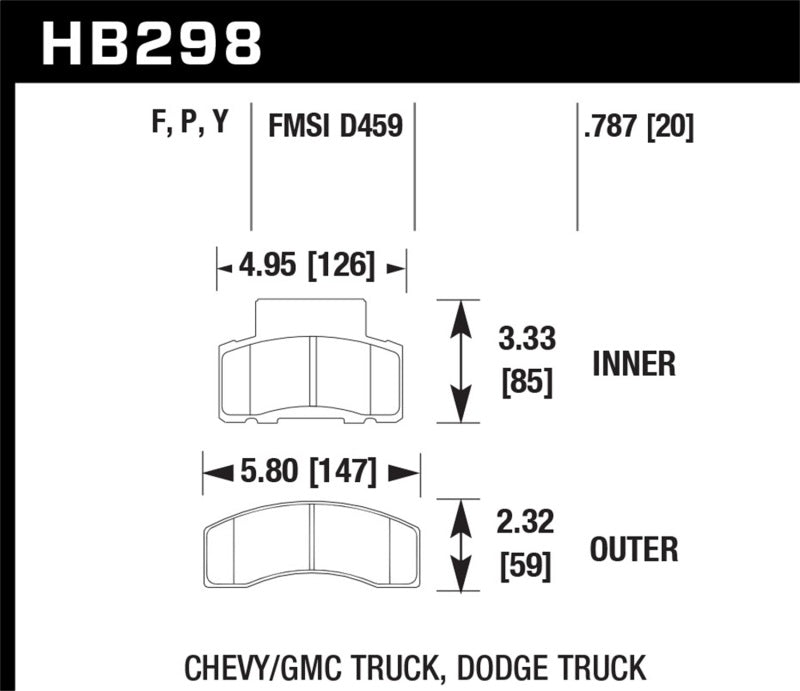 Hawk Super Duty Street Brake Pads