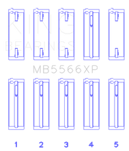 Load image into Gallery viewer, King Engine Bearings Audi A4 1.8L AEB Performance Main Bearing Set - Size +.25mm