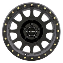 Load image into Gallery viewer, Method MR305 NV 17x8.5 0mm Offset 5x4.5 83mm CB Matte Black Wheel