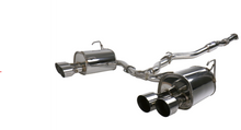 Load image into Gallery viewer, Invidia 15+ Subaru STI 4Dr Q300 Single Layer Stainless Steel Quad Tip Cat-Back Exhaust