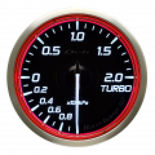 DEFI Racer Gauge N2 60mm Turbo 200kPa Red