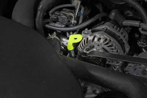 PERRIN 15-25 Subaru WRX & 13-25 BRZ/FR-S/86/GR86 Dipstick Handle P Style - Neon Yellow