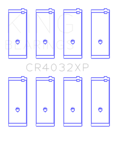 King Engine Bearings Toyota 4AGE 4AGZE 16V 1.6L Performance Rod Bearing Set - Size STD