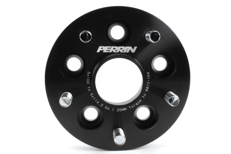 PERRIN Subaru/Toyota/Scion 25mm Wheel Adapter (Bolt-On Type) 5x100 to 5x114.3 w/56mm Hub - Pair