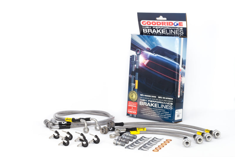 Goodridge 00-06 Chevrolet Tahoe (Rear Disc w/ Stabila Trak) Stainless Steel Brake Line Kit