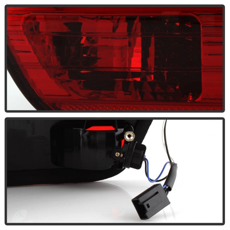 Spyder BMW E53 X5 00-06 4PCS Euro Style Tail Lights- Red Smoke ALT-YD-BE5300-RS