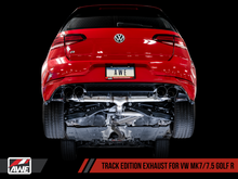 Load image into Gallery viewer, AWE Tuning Mk7 Golf R Track Edition Exhaust w/Chrome Silver Tips 102mm