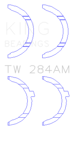 King Engine Bearings Toyota/Lexus 2JZGE/2JZGTE 3.0L Thrust Washer Set