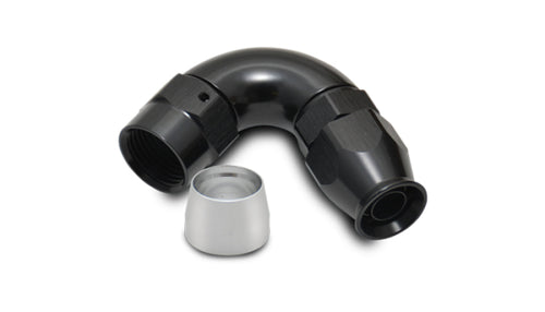 Vibrant -4AN 120 Degree Hose End Fitting for PTFE Lined Hose