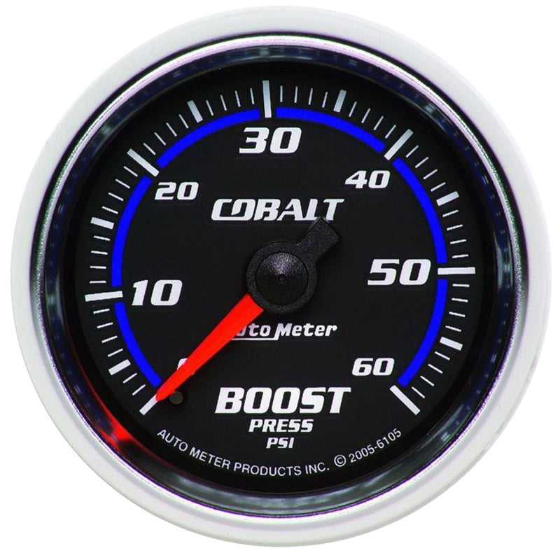 Autometer Cobalt 52mm 0-60psi Mechanical Boost Gauge