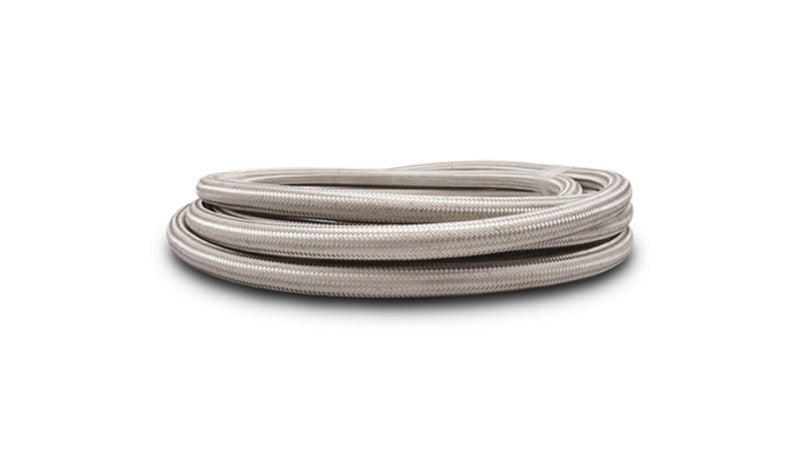 Vibrant Stainless Steel Braided Flex Hose w/PTFE Liner AN -3 (10ft Roll)