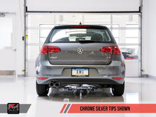 Load image into Gallery viewer, AWE Tuning VW MK7 Golf 1.8T Track Edition Exhaust w/Chrome Silver Tips (90mm)