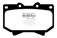 Load image into Gallery viewer, EBC 98-07 Lexus LX470 4.7 Greenstuff Front Brake Pads