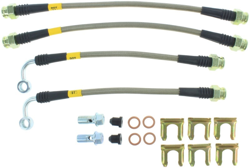 StopTech 05-06 LGT Stainless Steel Rear Brake Lines (4 Line Kit)