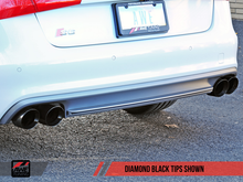 Load image into Gallery viewer, AWE Tuning Audi C7 / C7.5 S6 4.0T Track Edition Exhaust - Diamond Black Tips