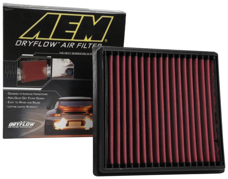 AEM 15-18 Chevrolet Colorado 10.75in O/S L x 10in O/S W x 1.406in H DryFlow Air Filter