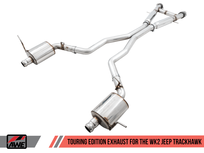 AWE Tuning 2020 Jeep Grand Cherokee SRT/Trackhawk Touring Edition Exhaust - Use w/Stock Tips