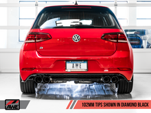 Load image into Gallery viewer, AWE Tuning MK7.5 Golf R Track Edition Exhaust w/Diamond Black Tips 102mm